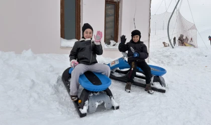 Akdeniz’in Kayak Merkezi Yedikuyular’a Yoğun İlgi