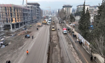 Azerbaycan Bulvarı’nda Altyapının Ardından Asfalt Hazırlığı
