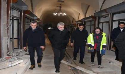 Başkan Görgel: “Tarihi Kapalı Çarşı’mızın Restorasyonu Tamamlanıyor”