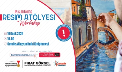 Pusula Maraş’tan Gençlere Sanat Dolu Buluşma; Resim Atölyesine Başvurular Başladı!