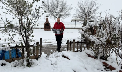Soğuk Havada Büyükşehir’den Can Dostlara Şefkat Eli
