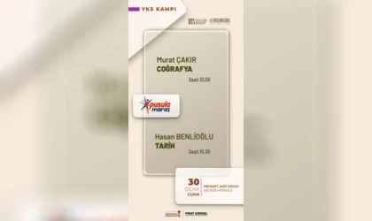 YKS Kampı Coğrafya ve Tarih Dersleri ile Sona Eriyor