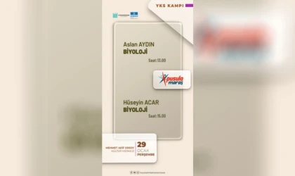 YKS Kampında Biyoloji Dersleri Öğrencileri Bekliyor