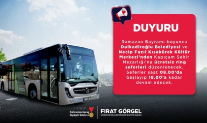 Büyükşehir’den Bayramda Şehir Merkezinden Kapıçam Mezarlığı’na Ücretsiz Toplu Taşıma