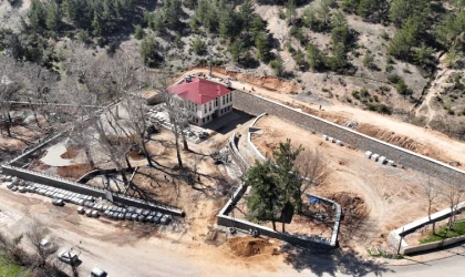 Çınaraltı Sosyal Tesisleri’nde Çevre Düzenine Geçildi