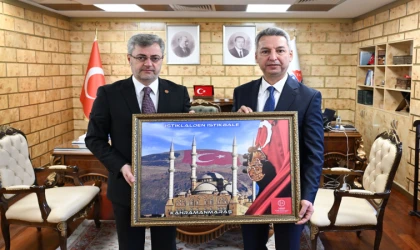 MHP Kahramanmaraş İl Başkanı Mansur Metehan’dan KSÜ Rektörü Okumuş’a Ziyaret