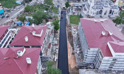 Büyükşehir’den Afşin’de Atatürk Caddesi’nin Ulaşım Standardını İyileştiren Hamle