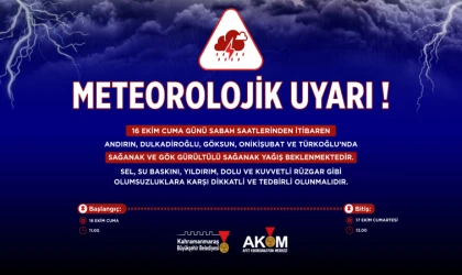 Vatandaşların Dikkatine! 5 İlçede Kuvvetli Sağanak Yağış Uyarısı